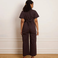 Bella Jumpsuit in Dark Cocoa