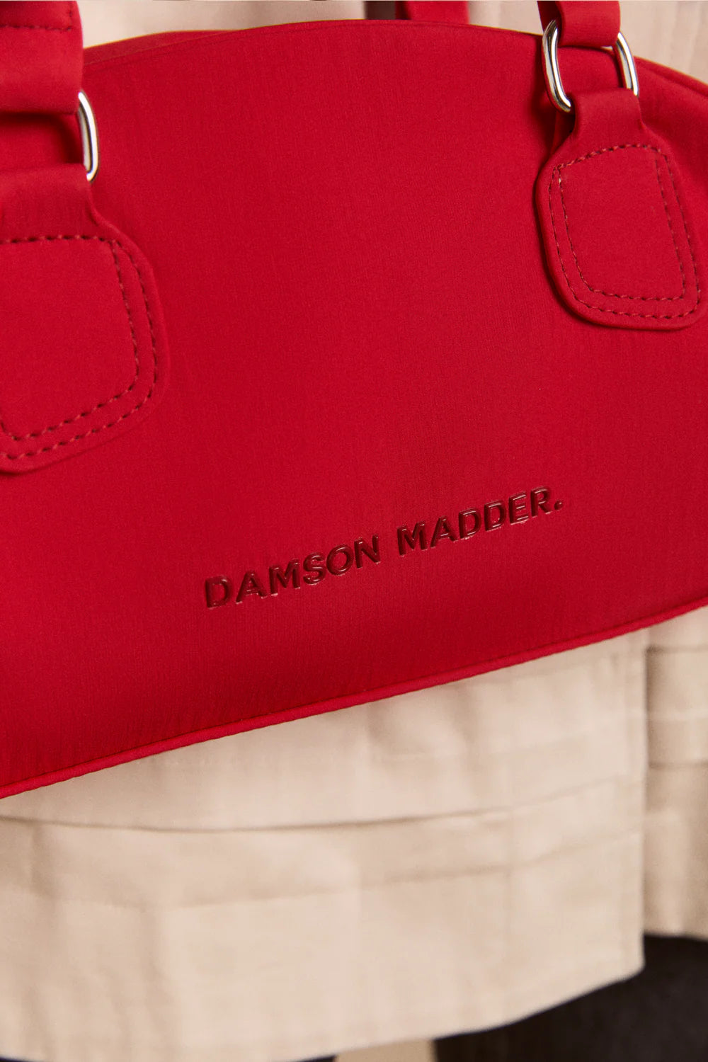 Berta Bowler Bag in Red