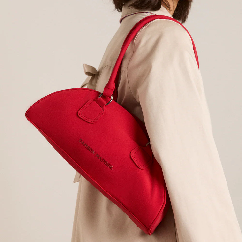 Berta Bowler Bag in Red