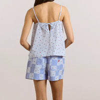 Eluna Boxer Short in Blue Stripe