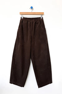 Corduroy Arc Pants in Chocolate