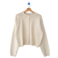 Cotton Leila Cardigan in Naturel
