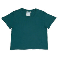 Cropped Ojai Tee in Deep Teal