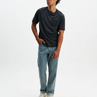 Dean Pocket Tee in Washed Black