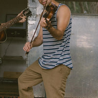 Stripe Tank Top in Blue/White