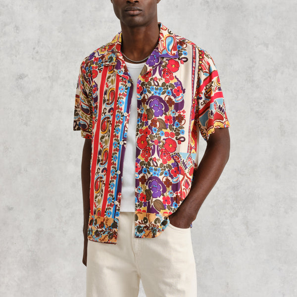 Didcot Shirt in Abstract Tile Print