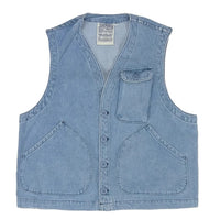 Falcon Vest in Light Denim