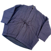 Sumo Puffer in Textured Cotton Navy