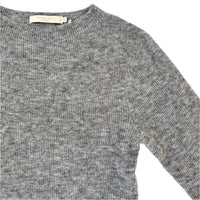 Mockneck Longsleeves in Heathered Gray