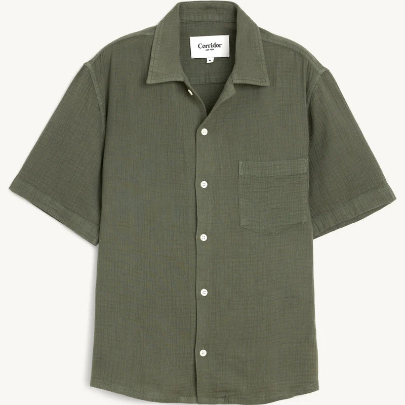 Double Cloth Shirt in Army