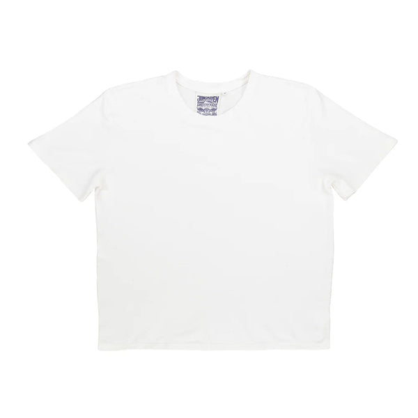 Durango Pique Tee in Washed White