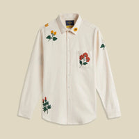 Embroidery Flannel Shirt