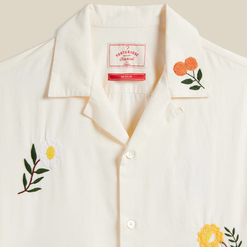 Embroidery Flowers Shirt