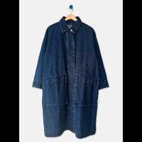 Easy Trench in Dark Denim