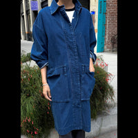 Easy Trench in Dark Denim