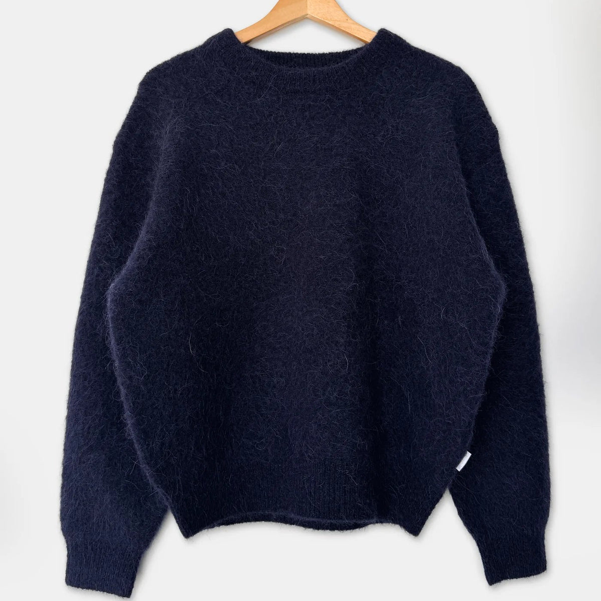 Elio Alpaca Sweater in Navy