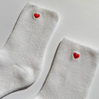 Embroidered Cloud Socks
