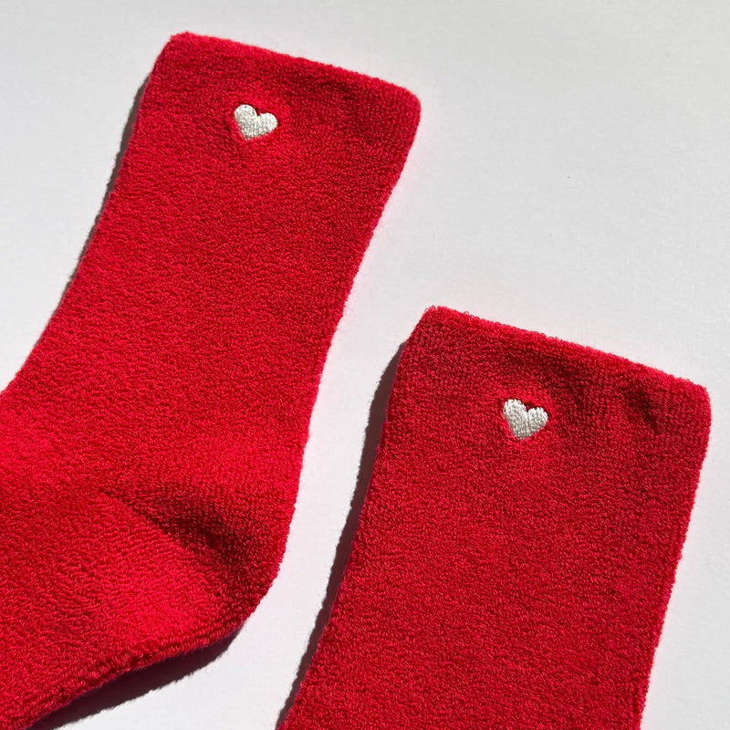Embroidered Cloud Socks