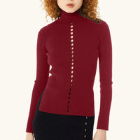 River Knit Long Sleeve in Sangria