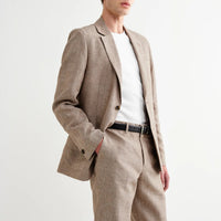 Fintry Blazer in Linen Stripe