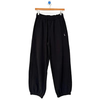 French Terry Balloon Pants in Black