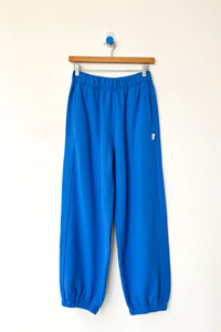 French Terry Balloon Pants in Lagoon