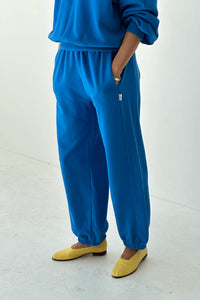 French Terry Balloon Pants in Lagoon