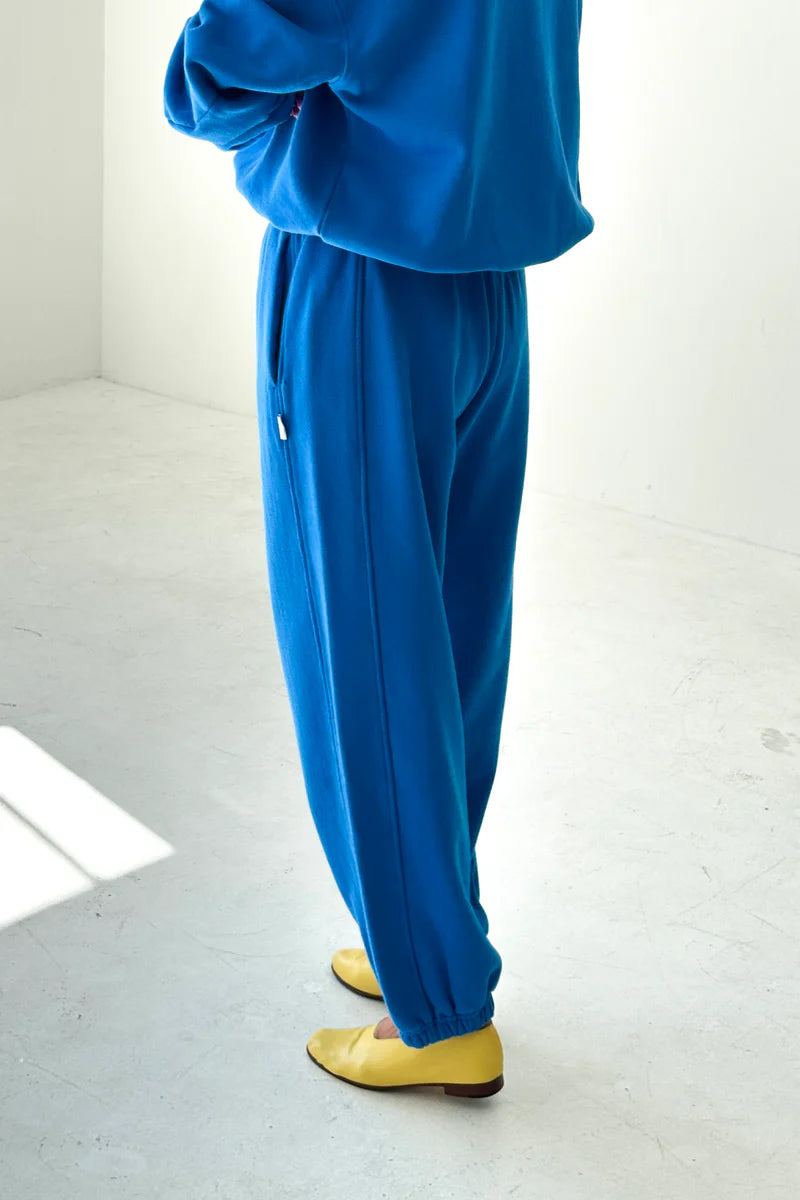French Terry Balloon Pants in Lagoon