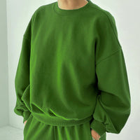 French Terry Core Sweatshirt in Avocado