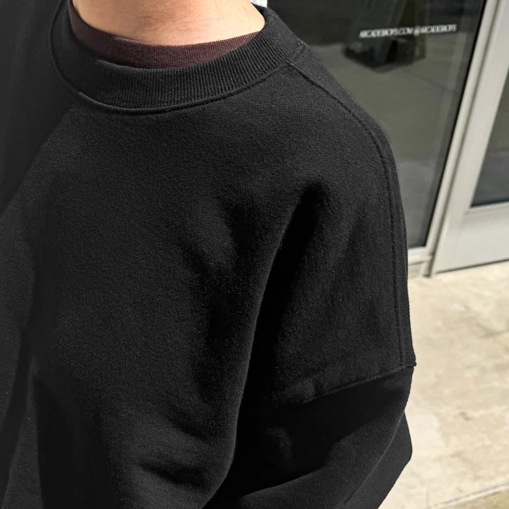 French Terry Core Sweatshirt in Black