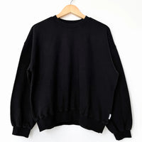 French Terry Core Sweatshirt in Black