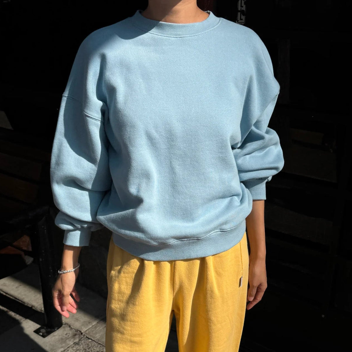 French Terry Core Sweatshirt in Dream Blue