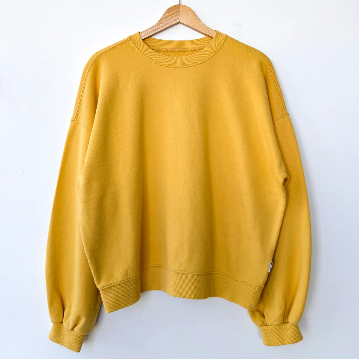 French Terry Core Sweatshirt in Deep Yellow