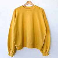 French Terry Core Sweatshirt in Deep Yellow