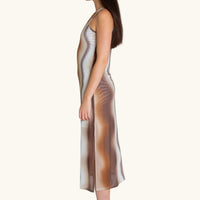 Georgie Midi Dress in Golden Gates