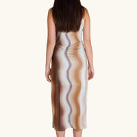 Georgie Midi Dress in Golden Gates