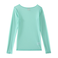 Boatneck Longsleeve Tee in Mint