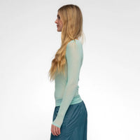 Boatneck Longsleeve Tee in Mint