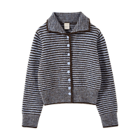 Ho-Sook Cardigan in Blue Stripe