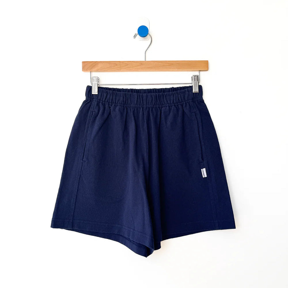 Flared Basketball Shorts in Midnight