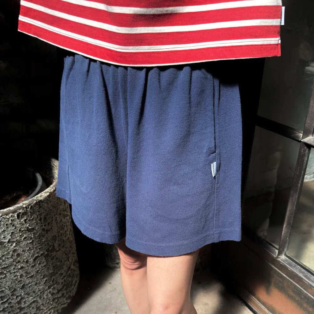 Flared Basketball Shorts in Midnight