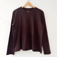 Foundation Long Sleeve Tee in Dark Cacao