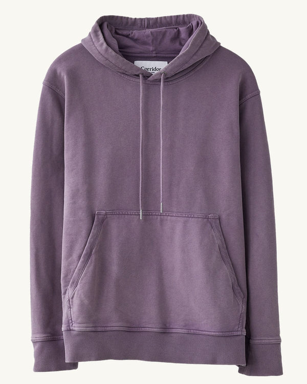 French Terry Hoodie in Purple