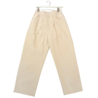Curve Legged Trouser in Off-White