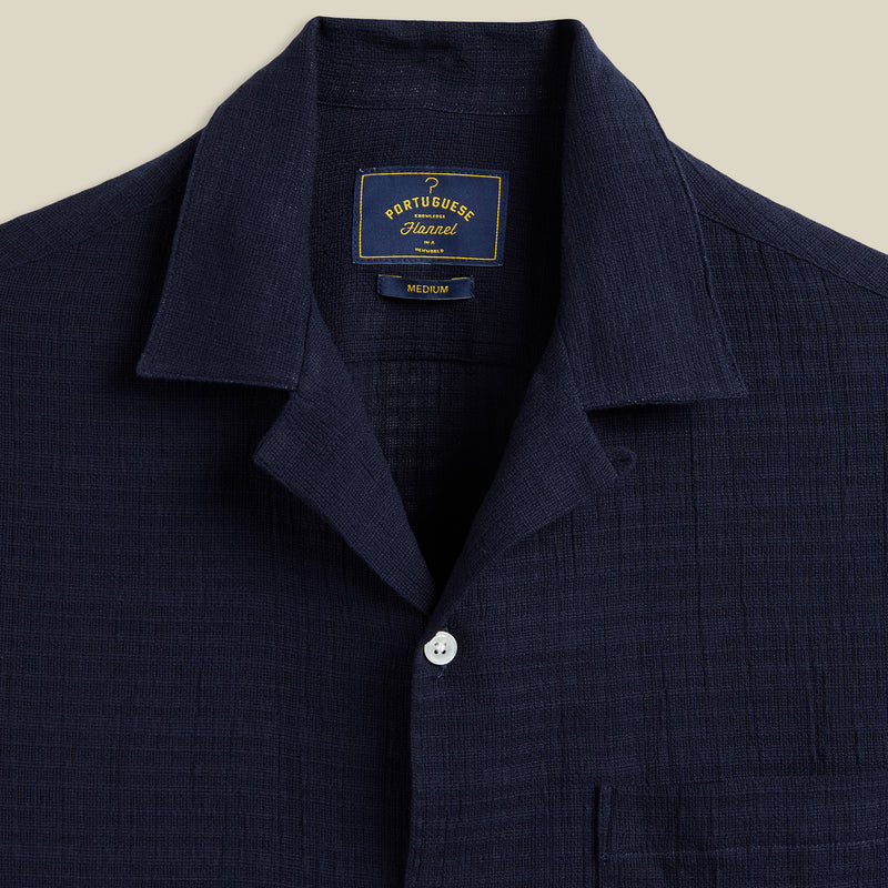 Grain Shirt in Navy