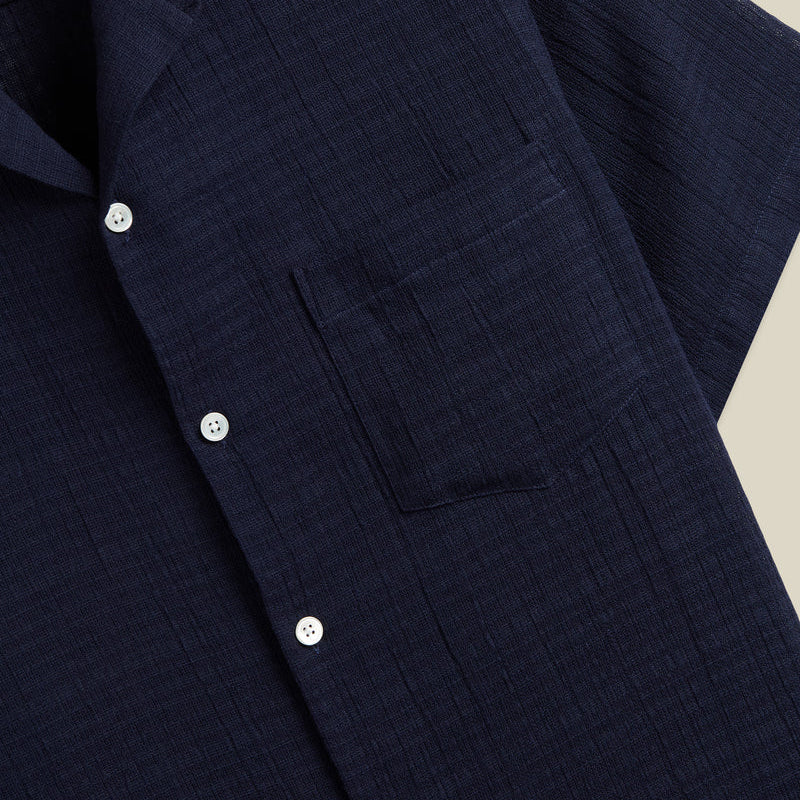 Grain Shirt in Navy