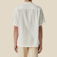 Grain Cotton Shirt in White