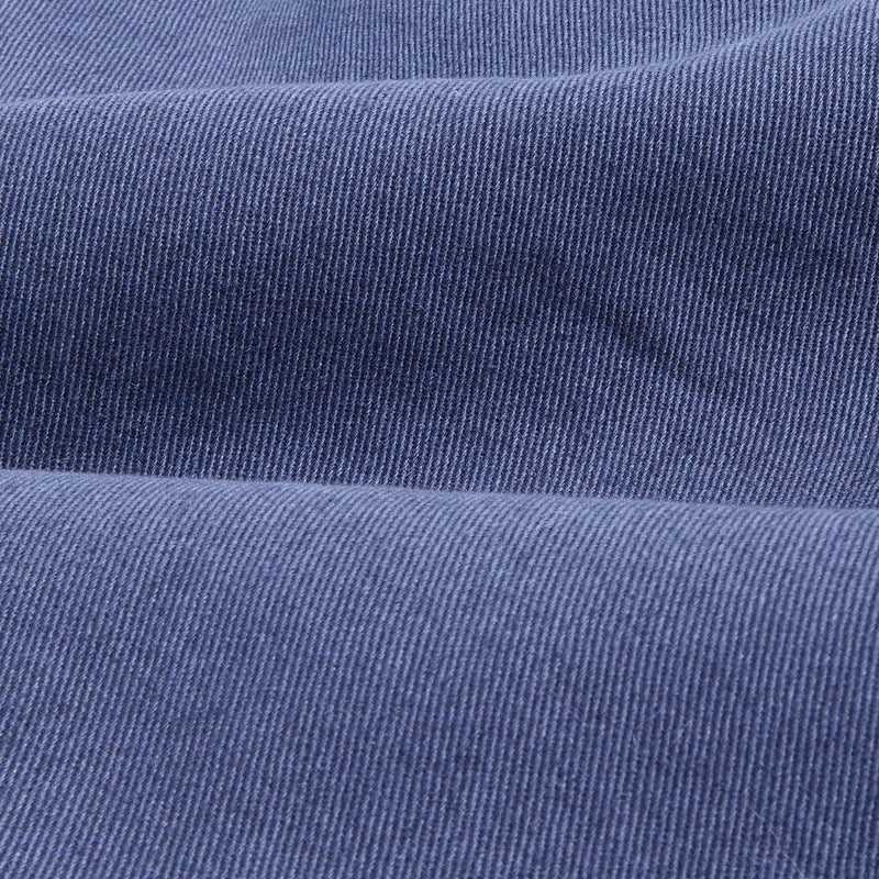Garment Dye Twill Shirt in Navy