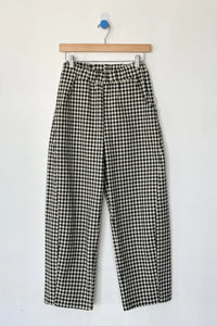 Arc Pants in Black Gingham