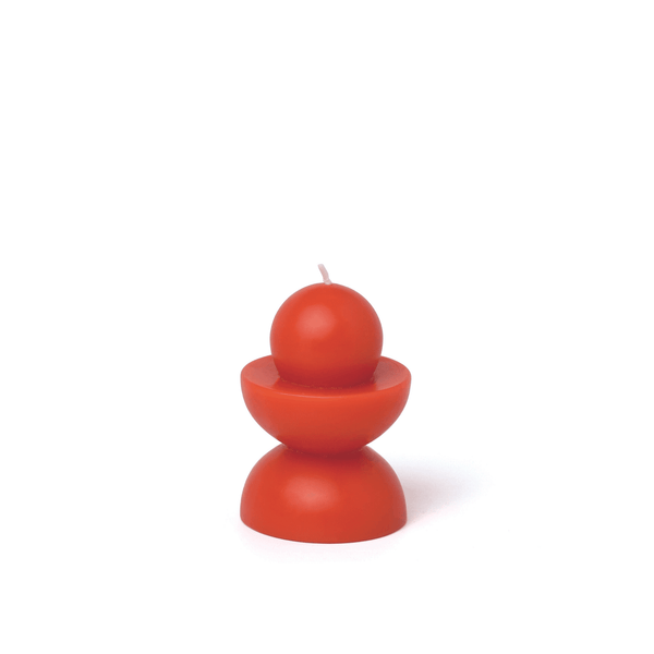 Totem Candle in Gizmo Red